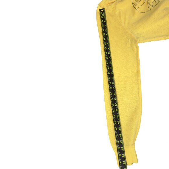 HURLEY Cruise Control Light Long Sleeve Tee Burnout Yellow Surf Women's M Y2K - Picture 7 of 7